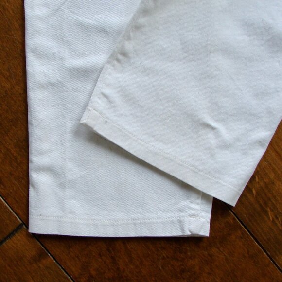 White One Shoulder Jumpsuit Sleeveless Cropped Ankle Pretty Little Thing Size 4 - Picture 14 of 14